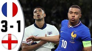 Mbappé & Bellingham  France vs England 3-1 | Extended Highlights & Goals - 2024 HD