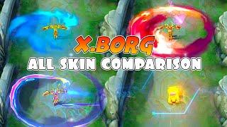 X.Borg All Skin Comparison 2025