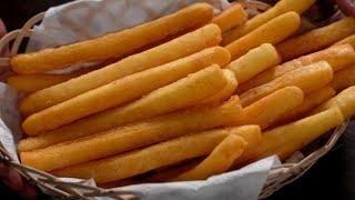 After making it once you will make it many times, 3 ingredients potato cheese sticks no eggs no oven