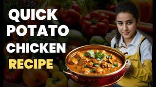 جھٹ پٹ آلو چکن سالن | Quick & Delicious Potato Chicken Curry Recipe