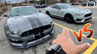  2021 Mach 1 Mustang vs SHELBY GT350! *Coyote vs Voodoo!