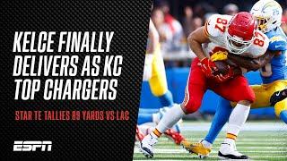 Chargers vs. Chiefs Highlights | Chiefs improve to 4-0 as Travis Kelce finally emerges with big day