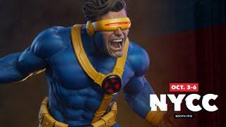 X-Men figures at New York Comic-Con! Debut of Cyclops!