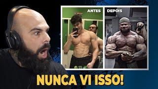 REAGINDO AO BODYBUILDER DE APENAS 21 ANOS COM 150KG DE MÚSCULO