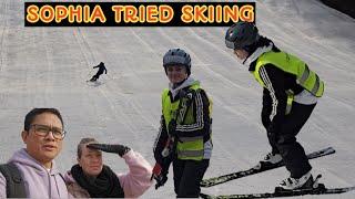 Sophia TRIED SKIING- which sport she prefers?