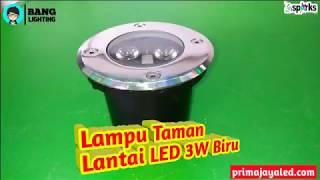 Lampu Taman Lantai LED 3W Biru - Prima Jaya LED