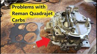 71 Cadillac Deville - Reman Quadrajet Woes, Cracked Starter, Bad Gas !!