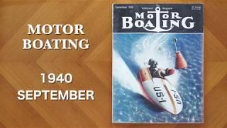 Motor Boating Magazine 1940 September