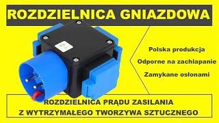 Polski rozdzielacz prądu zasilania 230V/16A