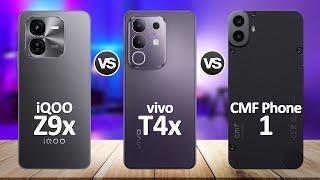 vivo T4x VS iQOO Z9x VS CMF Phone 1