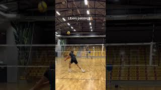 Middle vs. Libero passing 120km/h serves