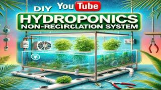 Hydroponics Training - Episode 16(DIY Non Re-Circulating System at home) Hydroponic Farming Training