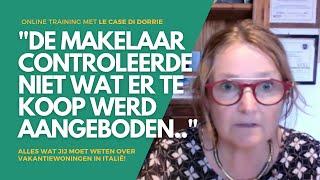 En dan bleek er van alles aan de hand te zijn met de woningen... - Masterclass met Le Case di Dorrie