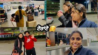 Edmonton to Toronto flight ️  ਮਸਤੀ ਕਰਦੇ ਕਰਦੇ ਮੈਂ ਤੇ ਦੀਦੀ ਪੁੰਹਚੇ ਟੋਰਾਂਟੋ || Lifestyle with Manveer