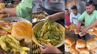 Butter Swimming Pool wale Mirchi Pakoda Vada Pav | Unique Vada Pav making