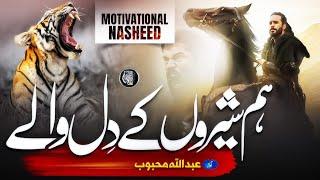 Motivational Nasheed - Cheetay Ka Jigar Rakhtay Hain -With Duff - Abdullah Mehboob - Tarana