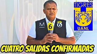 ¡SE VAN CUATRO DE UN GOLPE! ¡TIGRES DEFINE EL FUTURO DE SUS JUGADORES! TIGRES UANL HOY