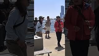 제목 군산항아 민동식 가수님 부산 자갈치 크루즈 선착장 옆 버스킹 공연#shorts