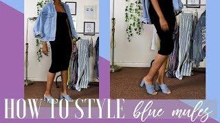 How to style Mules | 4 ways to wear mules | Creative Closet | Kelsley Nicole