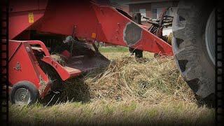 Hay harvest on the farm