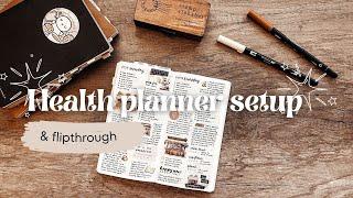 Health planner setup and flipthrough 