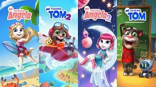 My Talking Tom2 vs My Talking Tom vs My Talking Angela vs My Talking Angela2 Tom Starlite fur Ep4052