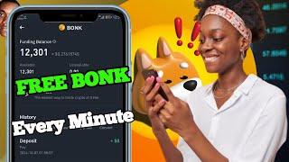 How to Earn Free Bonk Every 1 Minutes | New Bonk Earning Site