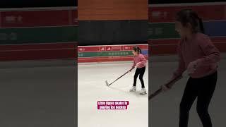 Ahana little figure skater on fire  #figureskating #skating #iskate #viral #trend