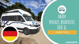 MAN Knaus Boxdrive 600XL Erklärvideo - roadsurfer Family Finca