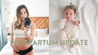 11 TIPS & HACKS FOR POSTPARTUM | 5 Month Update!