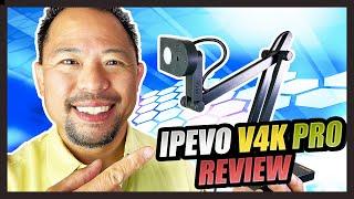 AI Document Camera Under $200? Product Review IPEVO V4K PRO I Ed Tchoi