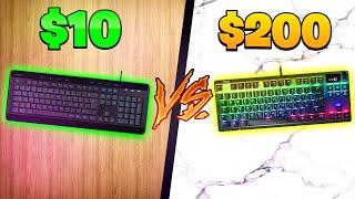 $10 Cheap Keyboard vs $200 SteelSeries Apex Pro TKL! - WORTH IT?