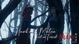  Mulan [2020] Movie - Deleted scene '' Hawk and Mulan Meet in Forest ''