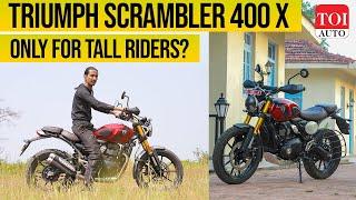 Triumph Scrambler 400 X: How easy is it to ride? | TOI Auto