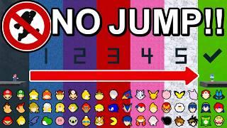 Who Can Get The Furthest WITHOUT Jumping ? - Tierlist - Super Smash Bros. Ultimate