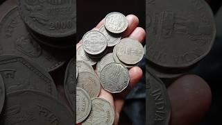 Copper Nickel 1 Rupee 2 Rupees 5 Rupees old Coins #coin #shortsfeed #shorts