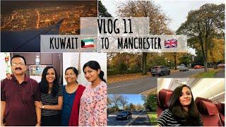 Off to UK | Travel | Kuwait to Manchester | Vlogging with Sonia | #malayalamvlog