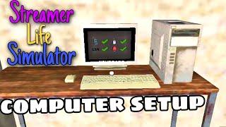 Streamer Life Simulator Mobile part 1 (Computer Setup) by Cheesecake Dev | Android Gameplay |