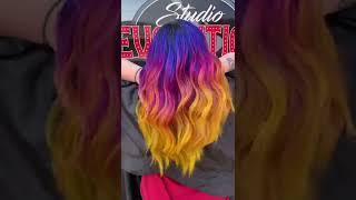 SUNSET DREAMS VIVID HAIR | KRISTINA BATES HAIRSTYLIST | PULPRIOT