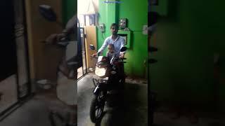 bike rider baby ansh with papa