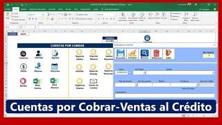 Control De Créditos Plantilla Excel - Cuentas por Cobrar, Gestión De Créditos Plantilla Excel