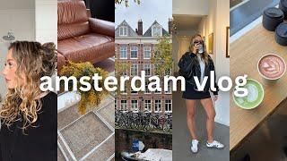 amsterdam vlog | matching tattoos, sunny runs & dog-sitting