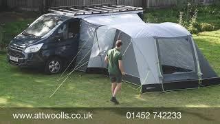 Outdoor Revolution Cayman Curl Air Awning Pitching & Packing Video