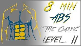 8 Mins abs workout - Level 2