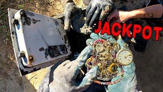 This safe is full of jewels! Miraculous magnet fishing