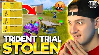 WE STOLE THE TRIDENT TRIAL  PUBG MOBILE