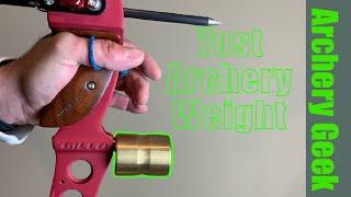 Barebow MUST HAVE!  Yost Mojo Brass Weight