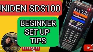 UNIDEN SDS 100 - SCANNER Beginner Set Up