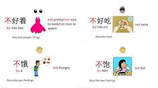 Add 不 (not) to 20 Chinese/Mandarin phrases to express your thoughts Daily Conversations Beginners