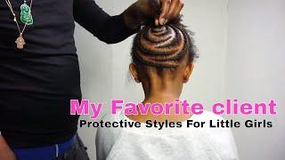 My Favorite Client | Protective Styles for Little Girls